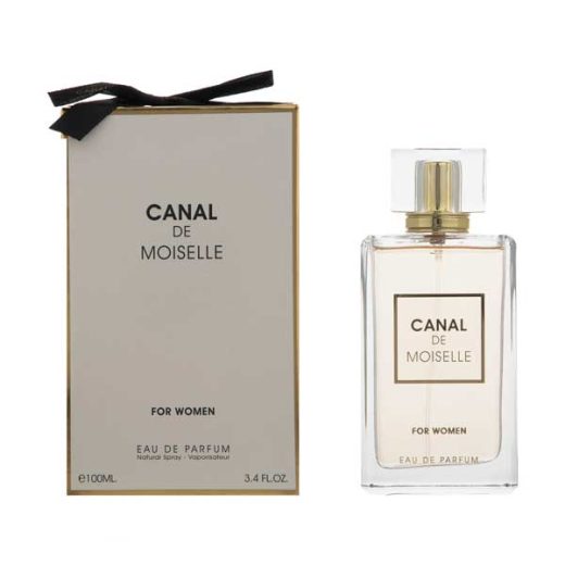 ادو پرفیوم زنانه فراگرنس ورد مدل کانال دی مازل Canal De Moiselle حجم 100 میلی‌لیتر