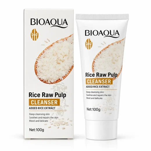 فوم شست‌وشوی صورت عصاره برنج  مدل Rice Raw Pulp Cleanser وزن 100 گرم