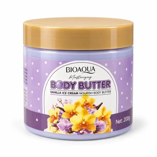 کره بدن وانیلی مدل Vanilla Ice Cream Nourish  حجم 200 گرم