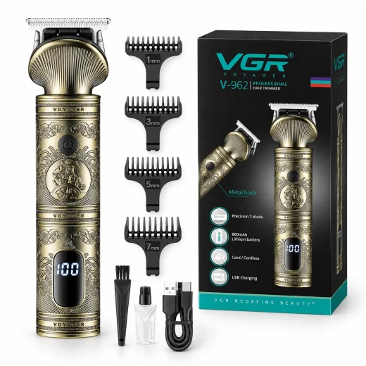 ماشین اصلاح موی سر و صورت وی جی ار مدل V-962