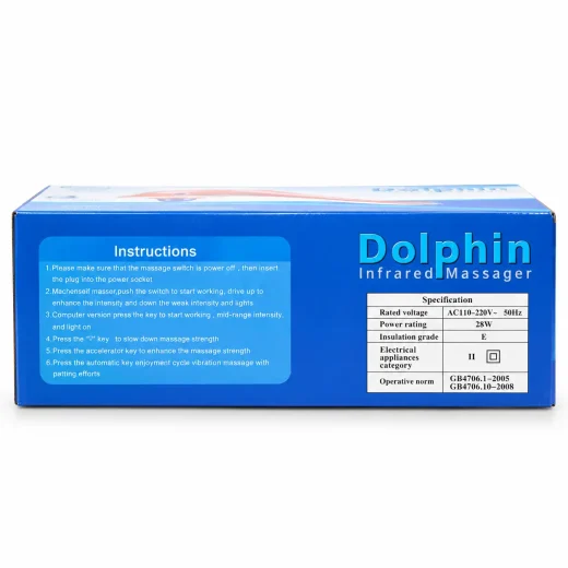 ماساژور برقی دلفین با سه سری ماساژ پیچی، ماساژ لرزشی و حرکتی، قابلیت تنظیم دو سرعت