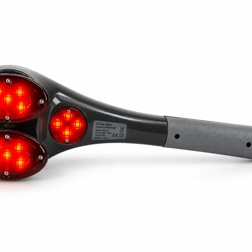 ماساژور برقی سولاکس مدل دو سر حرارتی Double Heads Heating Massager، دارای گرمایش مادون‌قرمز و تنظیم شدت ماساژ