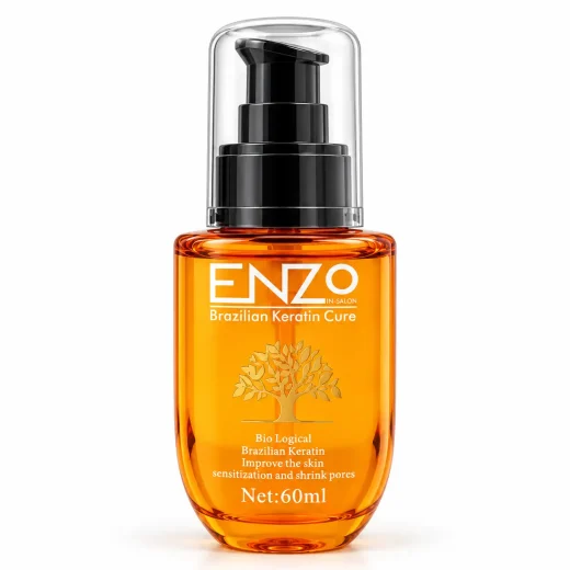 روغن مو آرگان انزو ENZO مدل Brazilian Keratin Cure حجم 60 میلی‌لیتر