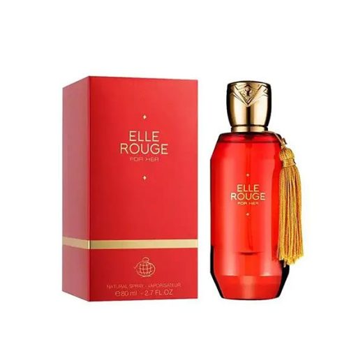 ادو پرفیوم زنانه فراگرنس ورد مدل اله رژ Elle Rouge حجم 80 میلی‌لیتر