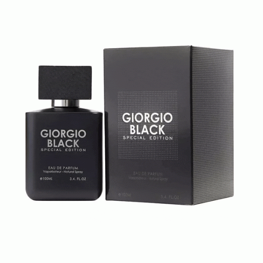 ادو پرفیوم یونیسکس فراگرنس ورد مدل جیورجیو بلک اسپشیال ادیشن GIORGIO BLACK SPECIAL EDITION حجم 100 میلی‌لیتر