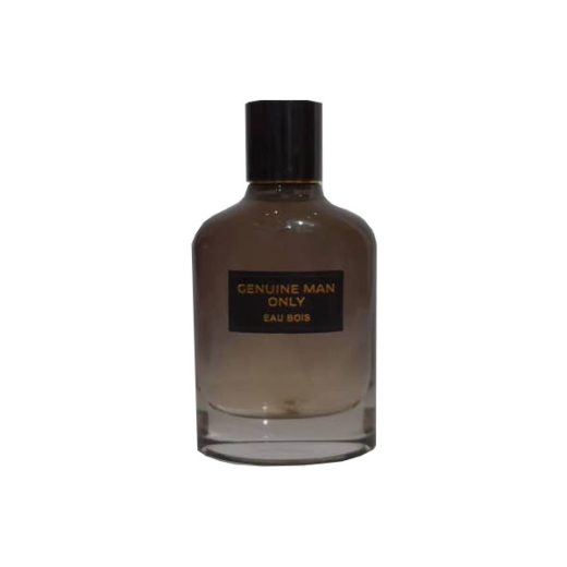ادو پرفیوم مردانه فراگرنس ورد مدل جنیون من اونلی او بویس Genuine Man Only Eau Bois حجم 100 میلی‌لیتر