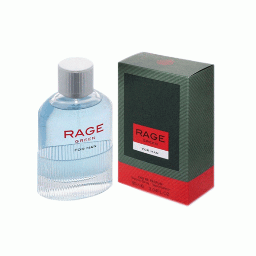 ادو پرفیوم مردانه فراگرنس ورد مدل ریج گرین فور من Rage Green For Men حجم 100 میلی‌لیتر