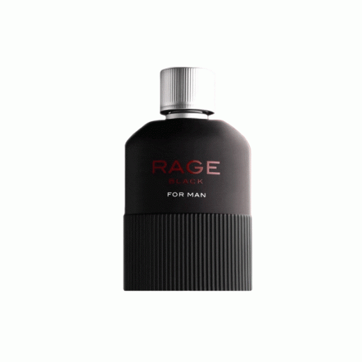 ادو پرفیوم مردانه فراگرنس ورد مدل ریج بلک فور من Rage Black For Men حجم 100 میلی‌لیتر