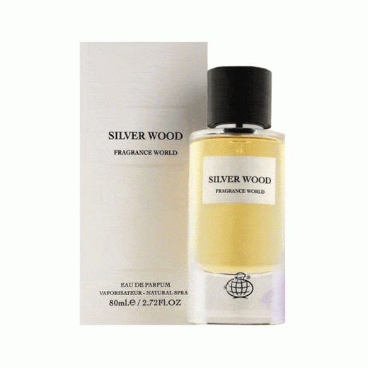 ادو پرفیوم یونیسکس فراگرنس ورد مدل سیلور وود Silver Wood حجم 80 میلی‌لیتر