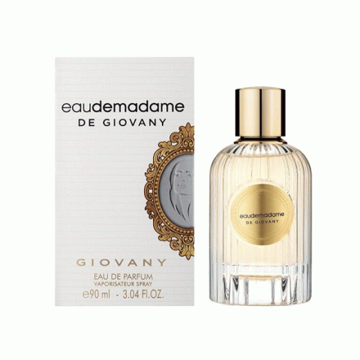 ادو پرفیوم زنانه فراگرنس ورد مدل ایو د مادام د جیوانی Eaudemadame De Giovany حجم 90 میلی‌لیتر