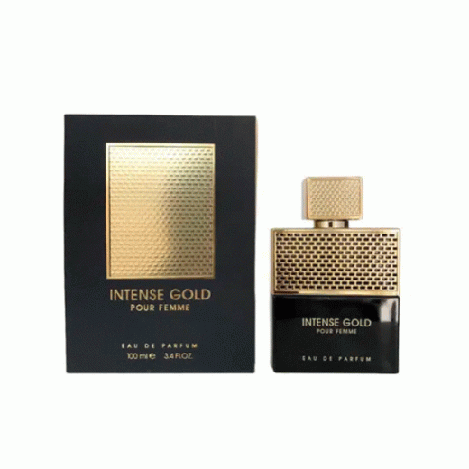 ادو پرفیوم زنانه فراگرنس ورد مدل اینتنس گلد پور فمه Intense Gold Pour Femme حجم 100 میلی‌لیتر