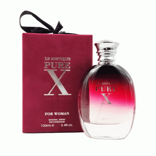ادو پرفیوم زنانه فراگرنس ورد مدل له میستیک پیور ایکس Le Mistique Pure X Women حجم 100 میلی‌لیتر