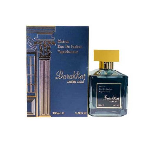 ادو پرفیوم زنانه فراگرنس ورد مدل باراکات عود ساتین Barakkat Satin Oud حجم 100 میلی‌لیتر