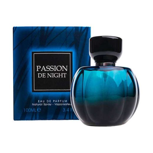 ادو پرفیوم زنانه فراگرنس ورد مدل پشن د نایت Passion De Night حجم 100 میلی‌لیتر