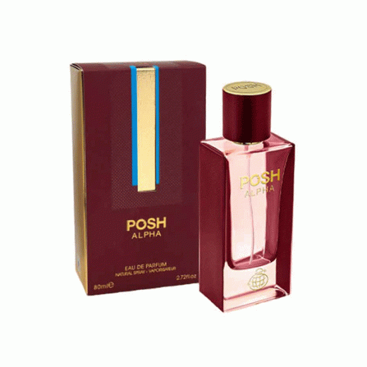 ادو پرفیوم یونیسکس فراگرنس ورد مدل پوش آلفا Posh Alpha حجم 80 میلی‌لیتر