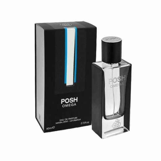 ادو پرفیوم مردانه فراگرنس ورد مدل پوش اومگا Posh Omega حجم 80 میلی‌لیتر