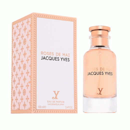 ادو پرفیوم یونیسکس فراگرنس ورد مدل رز د مای ژاک ایو Roses De Mai Jacques Yves حجم 100 میلی‌لیتر