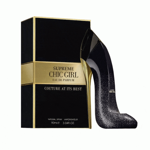 ادو پرفیوم زنانه فراگرنس ورد مدل سوپریم چیک گرل Supreme Chic Girl حجم 90 میلی‌لیتر