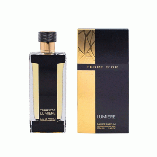 ادو پرفیوم یونیسکس فراگرنس ورد مدل تری دی اور لومیر Terre D’or Lumiere حجم 100 میلی‌لیتر