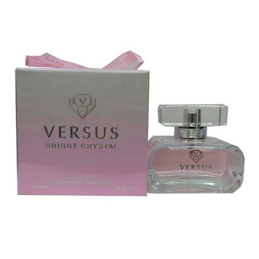 ادو پرفیوم زنانه فراگرنس ورد مدل ورسوس برایت کریستال Versus Bright Crystal حجم 100 میلی‌لیتر
