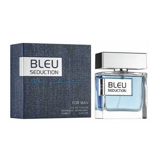 ادو پرفیوم مردانه فراگرنس ورد مدل بلو سداکشن Bleu Seduction حجم 100 میلی‌لیتر