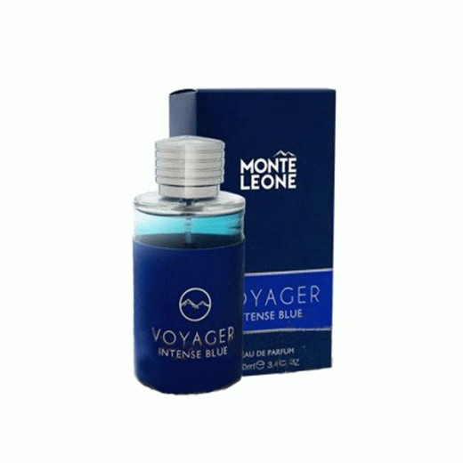 ادو پرفیوم مردانه فراگرنس ورد مدل مونت لئون ویاگر اینتنس بلو Monte Leone Voyager Intense Blue حجم 100 میلی‌لیتر