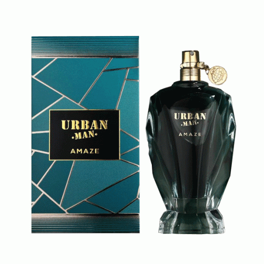 ادو پرفیوم مردانه فراگرنس ورد مدل اوربان من آماز urban man Amaze حجم 90 میلی‌لیتر
