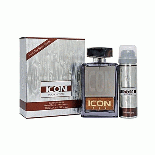 ادو پرفیوم مردانه فراگرنس ورد مدل آیکون پور هوم Icon Pour Homme حجم 100 میلی‌لیتر + اسپری رایگان
