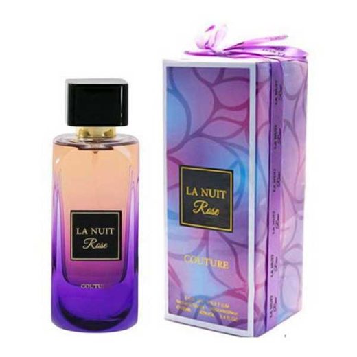 ادو پرفیوم زنانه فراگرنس ورد مدل لانوییت رز کوتور Lanuit Rose Couture حجم 100 میلی‌لیتر