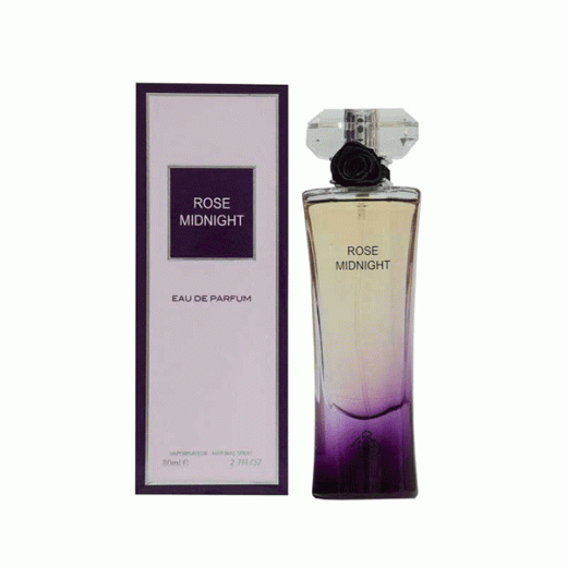 ادو پرفیوم زنانه فراگرنس ورد مدل رز میدنایت Rose Midnight حجم 80 میلی‌لیتر