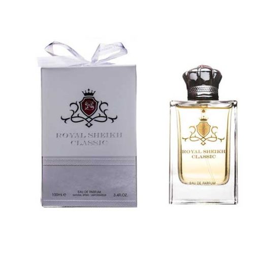 ادو پرفیوم مردانه فراگرنس ورد مدل رویال شیخ کلاسیک Royal Sheikh Classic حجم 100 میلی‌لیتر