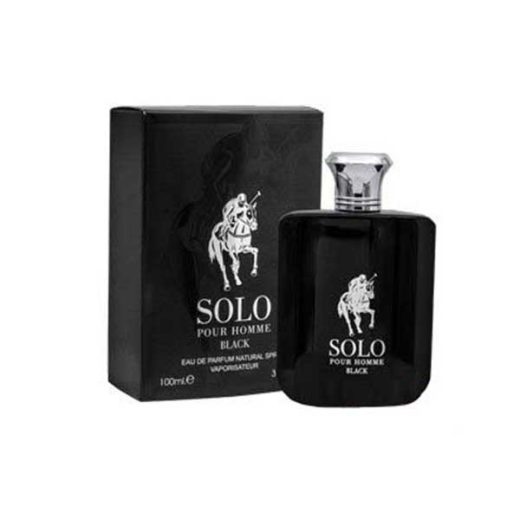 ادو پرفیوم مردانه فراگرنس ورد مدل سولو بلک Solo Black حجم 100 میلیلیتر