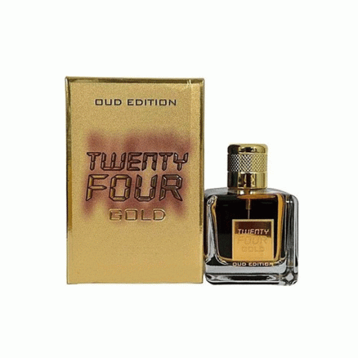 ادو پرفیوم یونیسکس فراگرنس ورد مدل تونتی فور گلد عود ادیشن Twenty Four Gold Oud Edition حجم 100 میلی‌لیتر