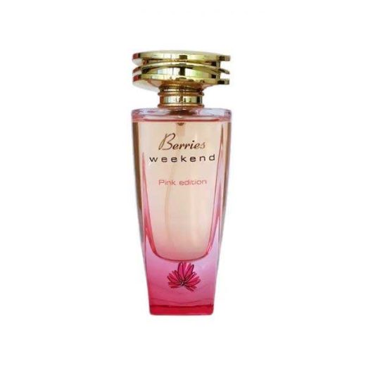 ادو پرفیوم زنانه فراگرنس ورد مدل بریز ویکند پینک ادیشن Berries Weekend Pink حجم 100 میلی‌لیتر + اسپری رایگان