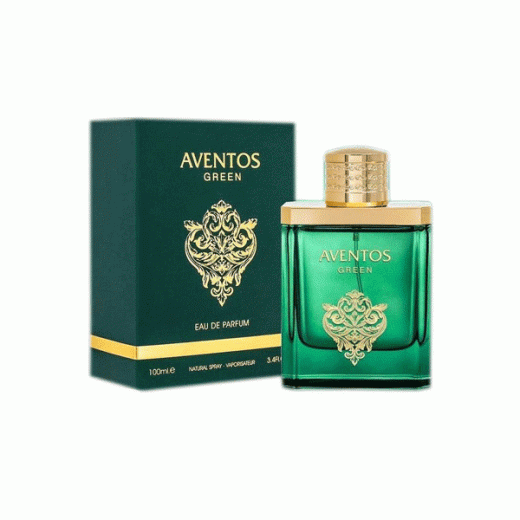 ادو پرفیوم مردانه فراگرنس ورد مدل اونتوس گرین Aventos Green حجم 100 میلی‌لیتر