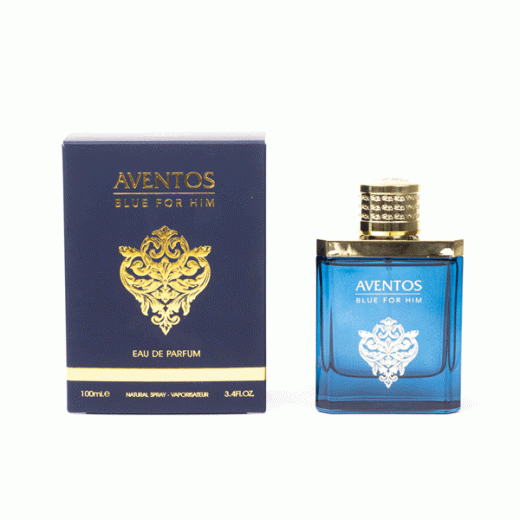 ادو پرفیوم مردانه فراگرنس ورد مدل اونتوس بلو Aventos Blue For Him حجم 100 میلی‌لیتر