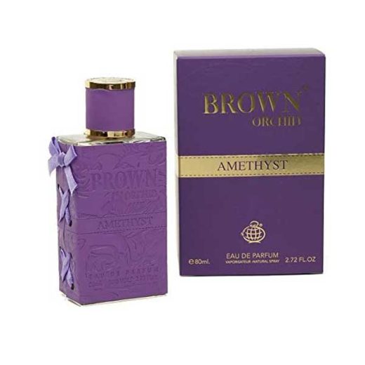 ادو پرفیوم مردانه فراگرنس ورد مدل براون ارکید آمتیست Brown Orchid حجم 100 میلی‌لیتر