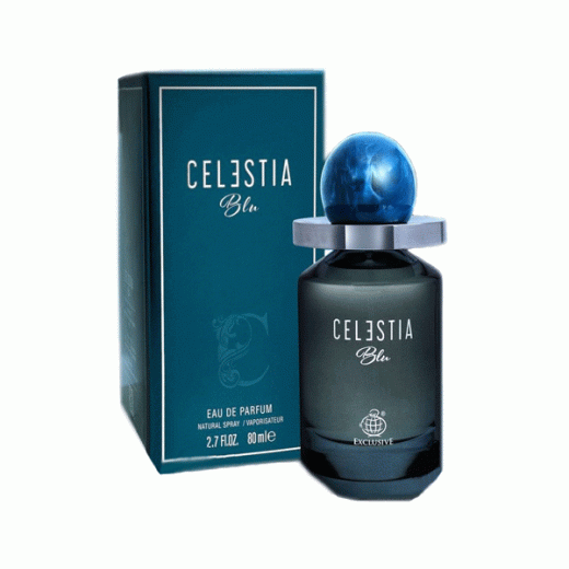 ادو پرفیوم مردانه فراگرنس ورد مدل سلستیا بلو Celestia Blu حجم 80 میلی‌لیتر