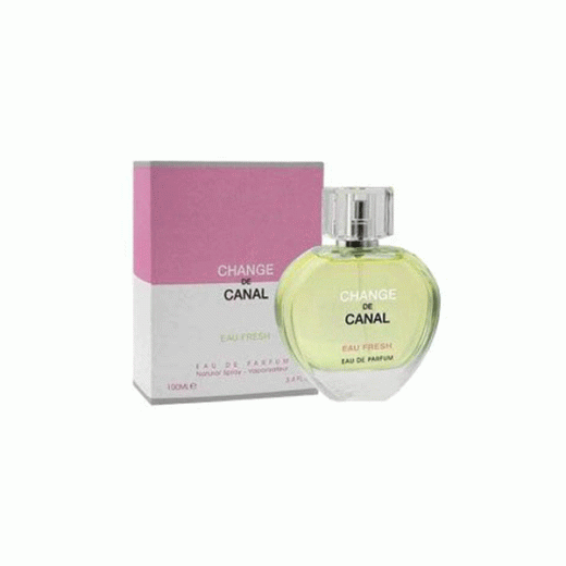 ادو پرفیوم زنانه فراگرنس ورد مدل چنج د کانال Change De Canal Eau Fresh حجم 100 میلی‌لیتر
