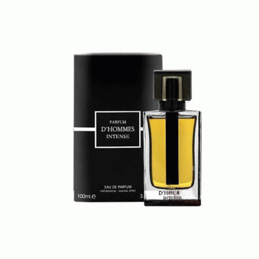 ادو پرفیوم مردانه فراگرنس ورد مدل د هوم اینتنس Parfum D'Hommes Intense حجم 100 میلی‌لیتر