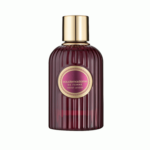 ادو پرفیوم زنانه فراگرنس ورد مدل جیووانی ایو د مادام د فمه ولوت آمبر Eau De Madame De Femme Velvet Amber حجم 90 میلی‌لیتر