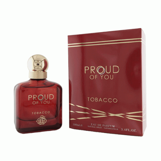 ادو پرفیوم مردانه فراگرنس ورد مدل پرود آف یو توباکو Proud Of You Tobacco حجم 100 میلی‌لیتر