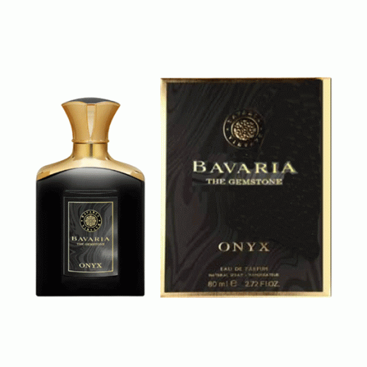 ادو پرفیوم مردانه فراگرنس ورد مدل باواریا د جمستون اونیکس Bavaria The Gemstone Onyx حجم 80 میلی‌لیتر
