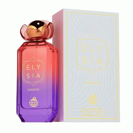 ادو پرفیوم زنانه فراگرنس ورد مدل الیسیا الگانس Elysia Elegance حجم 100 میلی‌لیتر