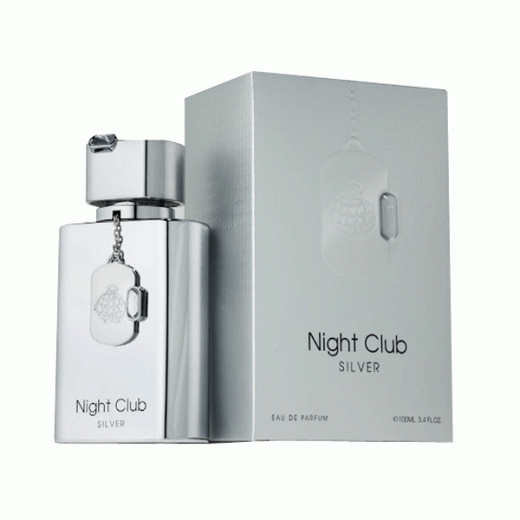 ادو پرفیوم یونیسکس فراگرنس ورد مدل نایت کلاب سیلور Night Club Silver حجم 100 میلی‌لیتر
