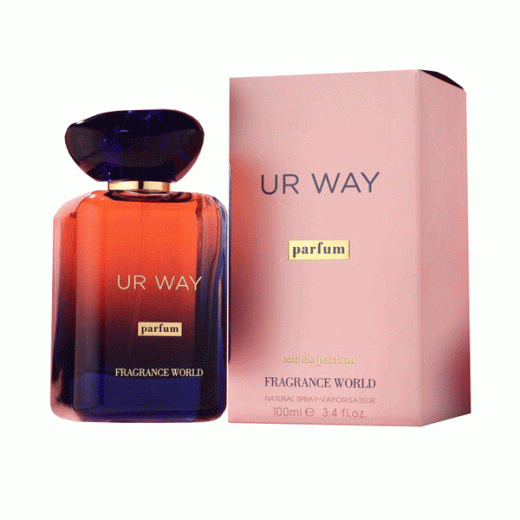 ادو پرفیوم زنانه فراگرنس ورد مدل یو آر وی پارفوم UR WAY حجم 100 میلی‌لیتر