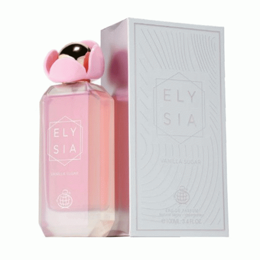 ادو پرفیوم زنانه فراگرنس ورد مدل الیسیا وانیلا شوگر ELYSIA Vanilla Sugar حجم 100 میلی‌لیتر