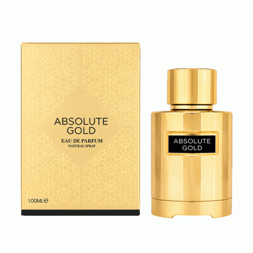 ادو پرفیوم یونیسکس فراگرنس ورد مدل ابسولوت گلد Absolute Gold حجم 100 میلی‌لیتر