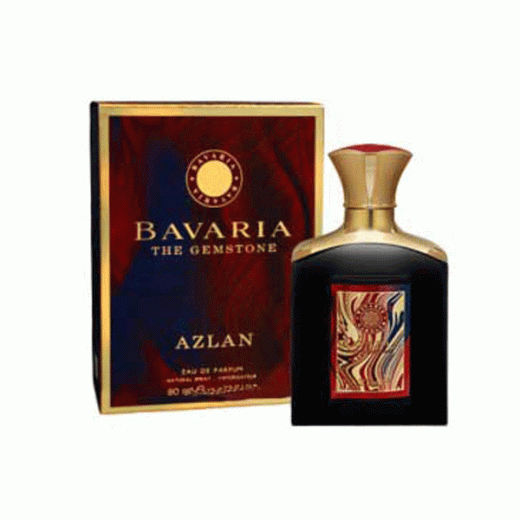 ادو پرفیوم مردانه فراگرنس ورد مدل باواریا د گمستون ازلان Azlan Bavaria The Gemstone حجم 80 میلی‌لیتر