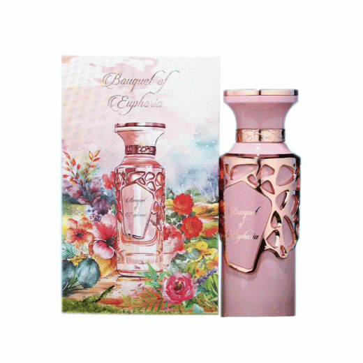 ادو پرفیوم زنانه فراگرنس ورد مدل بوکت آف ایفوریا Bouquet Of Euphoria حجم 100 میلی‌لیتر